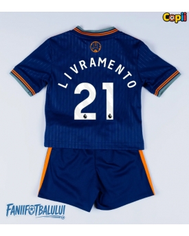 Newcastle United Tino Livramento #21 Echipament de Fotbal Replică 2025-26 Copii Treilea (+ Șorturi)